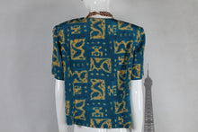 Teal Love Blouse (Fits up to a Size 16)
