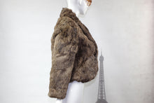 Vintage Rabbit Fur Jacket (Size Medium)