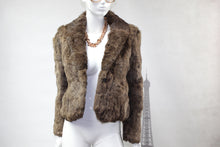 Vintage Rabbit Fur Jacket (Size Medium)