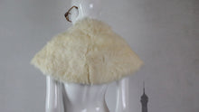 White Fur Stole (Fits like a Small/Medium)