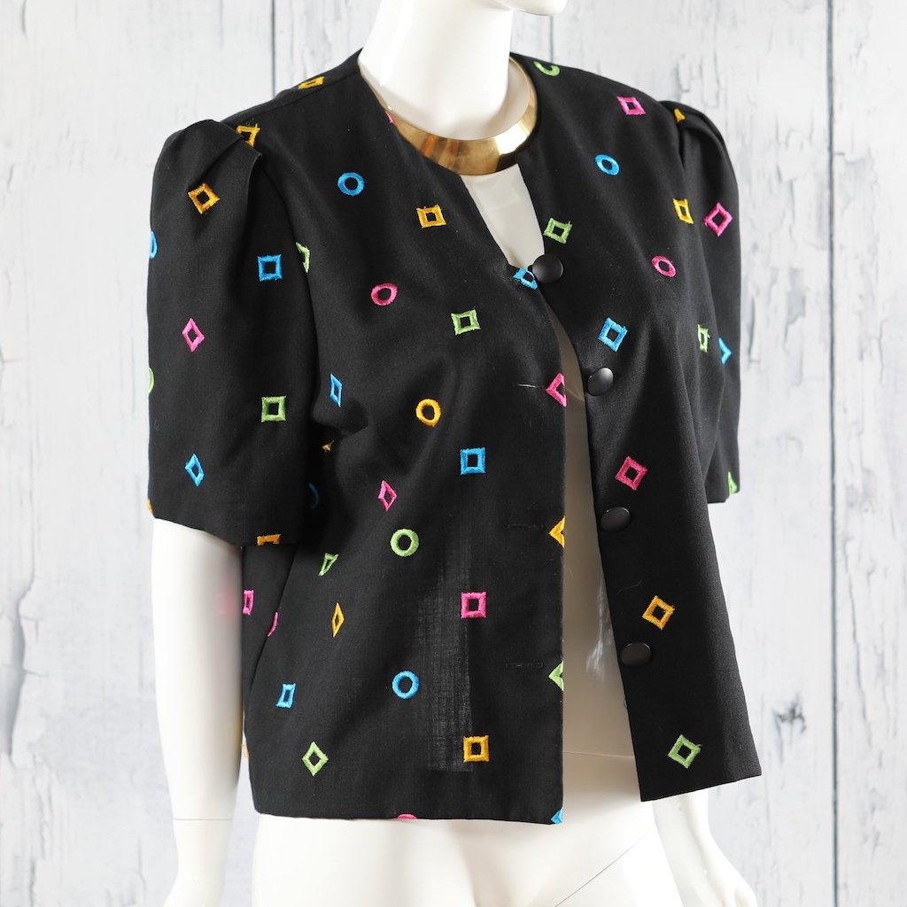 Bits and Pieces Short Sleeve Blazer (Fits up to an XL)