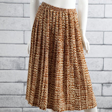 Brown Tribe Midi Skirt (Size 12)