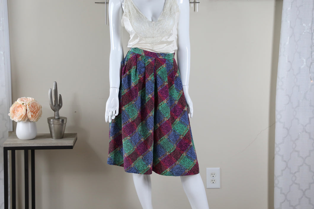 Colorful Culottes / Shorts (Size Small)
