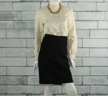 Victorian Cream High Neck Blouse (Fits up to a Medium)