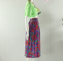 Color Bright Midi Skirt (Size 16)