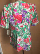 Tropical Short Sleeve Blazer - Size 10