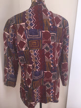 Geo Print Blazer (Size Medium fits up to Large)