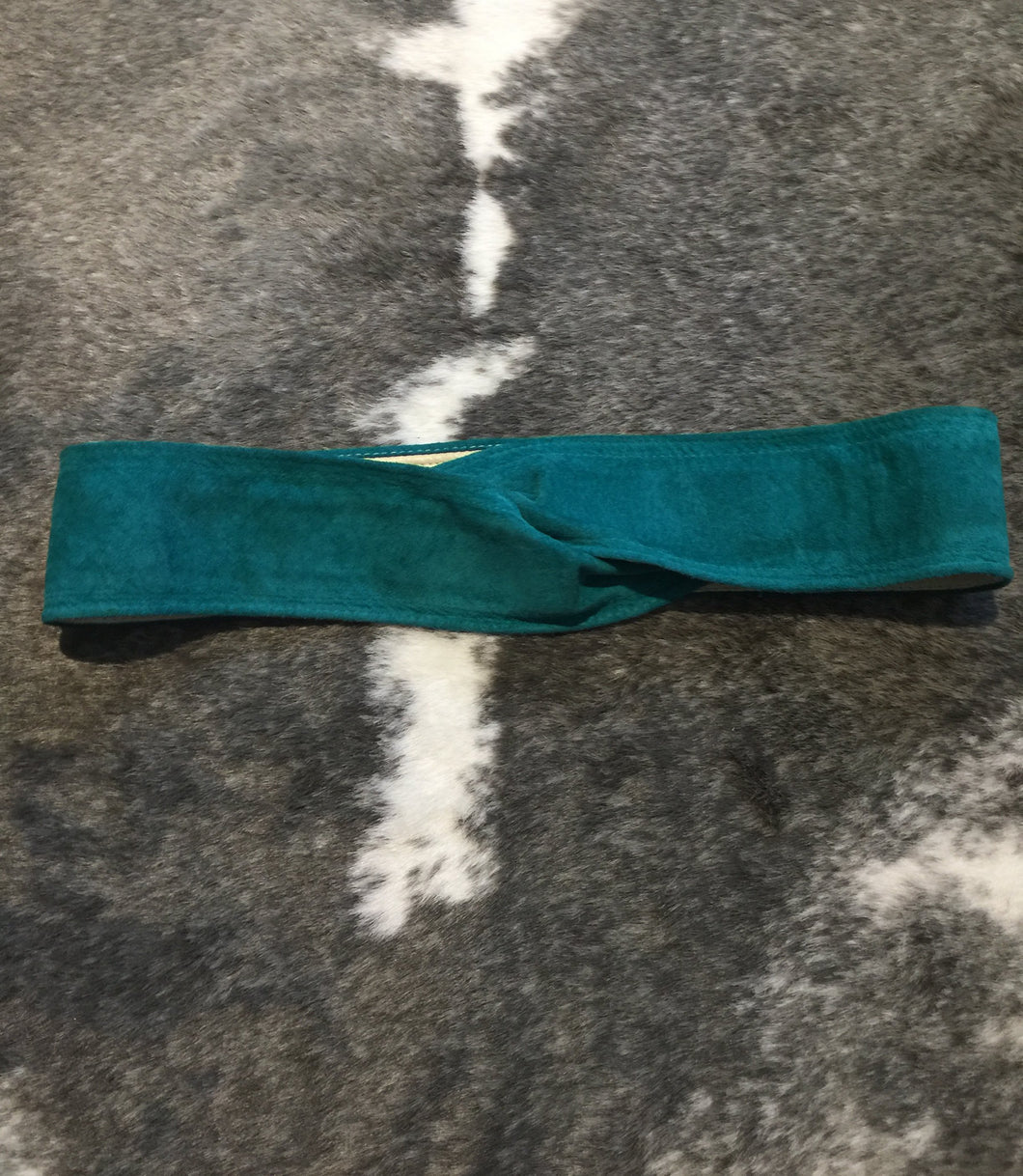 Suede Turquoise Belt - Size Medium