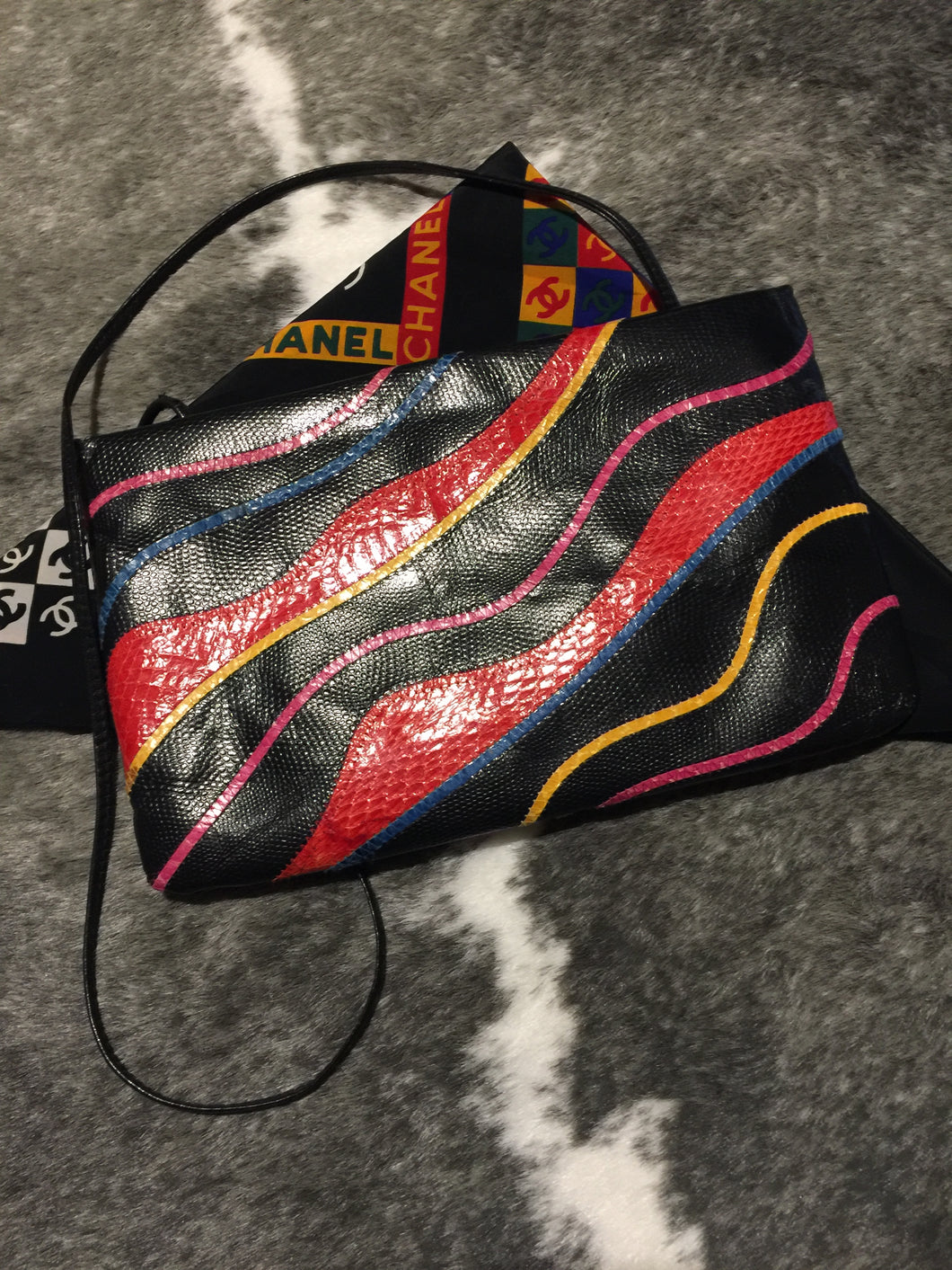Color Waves Shoulder Bag or Clutch